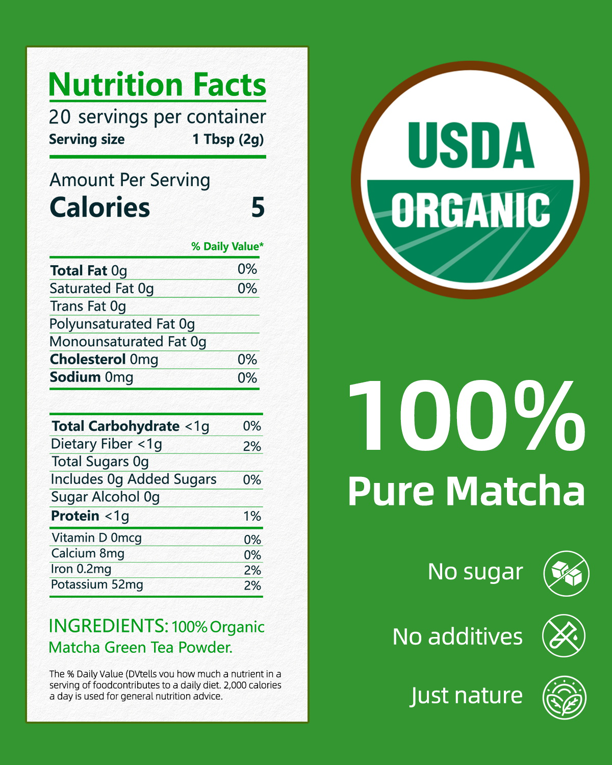 35°N Matcha,Japanese Culinary Matcha, Powdered Green Tea, 30g