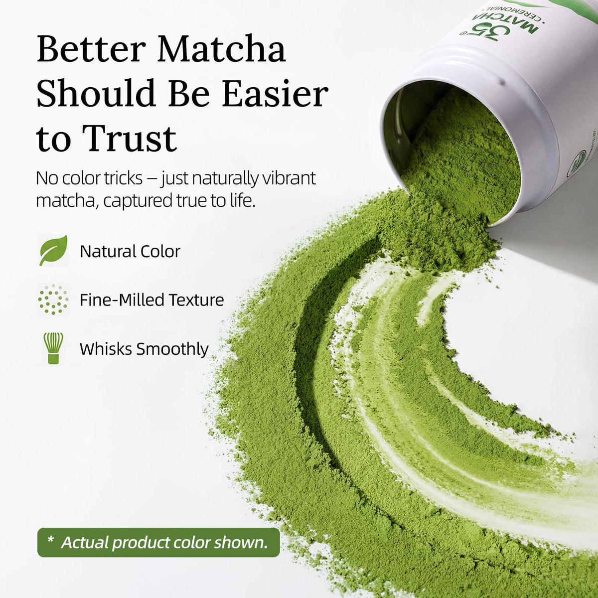 35°N MATCHA 40g/1.4 oz USDA Organic Ceremonial Grade Matcha Powder