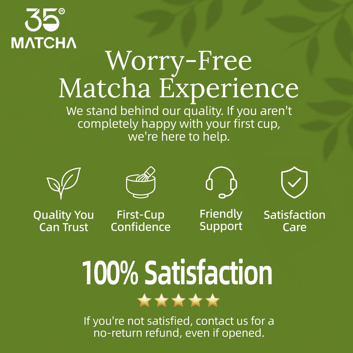 35°N MATCHA 40g/1.4 oz USDA Organic Ceremonial Grade Matcha Powder